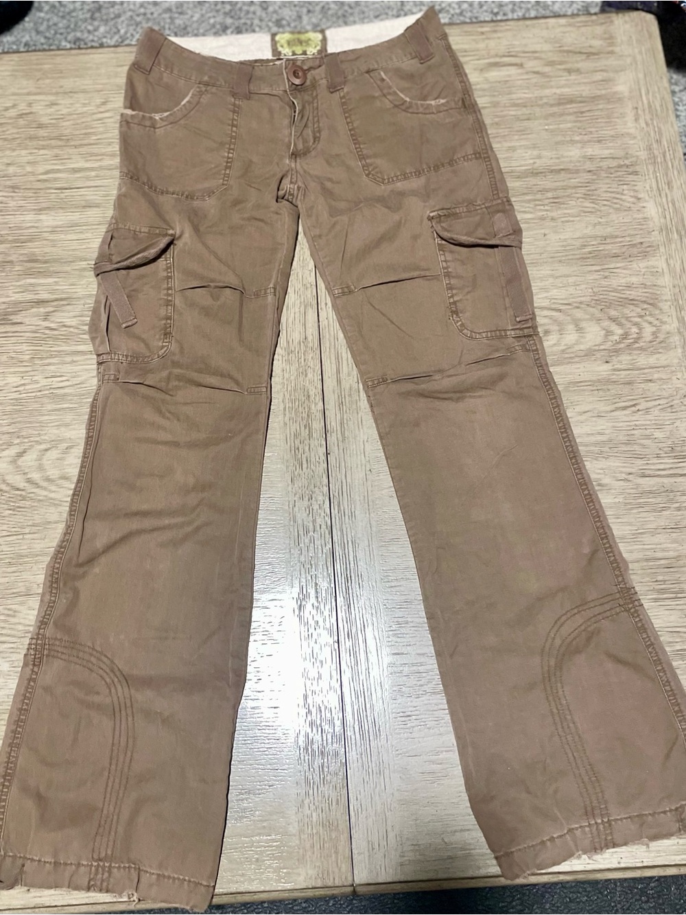 Y2K BKE grail women’s cargo pants, 28 x 33.5 (LONG!) 100% cotton